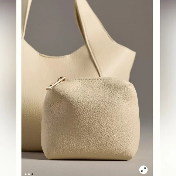 Anthropologie mini Cream Mini Bag - Picture 4 of 5